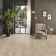 HDF laminate flooring / floating / wood look / home