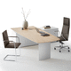 executive office desk / free-standing / 1 person / 2 person