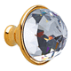 classical furniture knob / metal / Swarovski® crystal