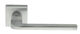 door handle / metal / contemporary / chrome