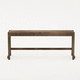 contemporary bench / oiled wood / birch / without backrest
