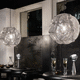 pendant lamp / stainless steel / contemporary / corded