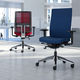contemporary office armchair / fabric / adjustable-height / commercial