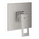 shower mixer tap / wall-mounted / metal / ceramic