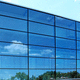 sun protection glass panel / insulating / colored / building
