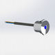 recessed wall light fixture / recessed floor / LED / round