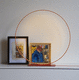 table lamp / steel / brass / contemporary