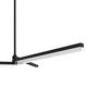 hanging light fixture / LED / linear / IP20