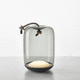 table lamp / blown glass / plastic / contemporary