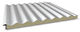 roof sandwich panel / metal facing / rock wool core