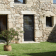 entry door / PVC / swing / contemporary