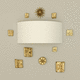 contemporary wall light / indoor / brass / bronze