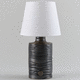 table lamp / portable / bedside table / brass