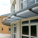 extruded aluminum solar shading / for facade / vertical / horizontal