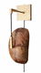 original design wall light / indoor / wooden