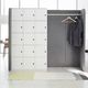 metal locker / for office / secure / white