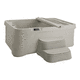 above-ground hot tub / rectangular / 2-person / acrylic