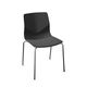 contemporary visitor chair / indoor / steel / polypropylene