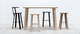 traditional high bar table / wooden / rectangular / commercial