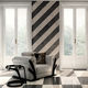 porcelain stoneware tile / polished / natural finish / indoor