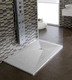 rectangular shower base / above floor / composite / non-slip