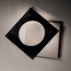 contemporary wall light / indoor / metal / square