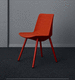 contemporary visitor chair / fabric / upholstered / black