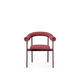 modern conference chair / indoor / steel / leather