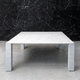 contemporary dining table / natural stone / rectangular