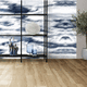 contemporary wallpaper / panoramic / abstract motif / wallpaper look