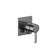 shower mixer tap / wall-mounted / integrated / mechanical