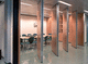 removable partition / sliding / laminate / for offices