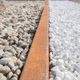 garden edge / COR-TEN® steel / galvanized steel / outdoor