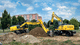 medium excavator / rubber-tired / multi-function / for construction