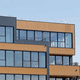bio-based cladding / strip / in wood fiber / WPC