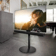 contemporary TV stand / swivel / with screen lift / adjustable-height