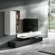 contemporary TV cabinet / lowboard / modular / with built-in light