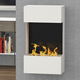 bioethanol fireplace / wall-mounted / Single-sided / open hearth