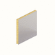 partition wall sandwich panel / metal facing / mineral wool core