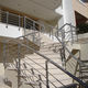 stainless steel railing / glass panel / with bars / cable