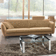 contemporary sofa / fabric / leather / with removable cushion