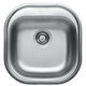 single-bowl kitchen sink / without drainboard / stainless steel / overmount