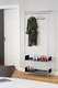 free-standing coat hanger rack
