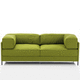 corner sofa / contemporary / fabric / with removable cover