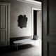 contemporary bench / aluminium / lacquered steel / without backrest
