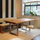 contemporary table / walnut / beech / cherrywood