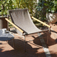contemporary armchair / fabric / powder-coated steel / FSC certified