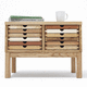 original design bedside table / oak / walnut / solid wood