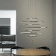 contemporary chandelier / aluminum / commercial / geometric