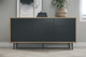 Scandinavian design sideboard / oak / steel / melamine